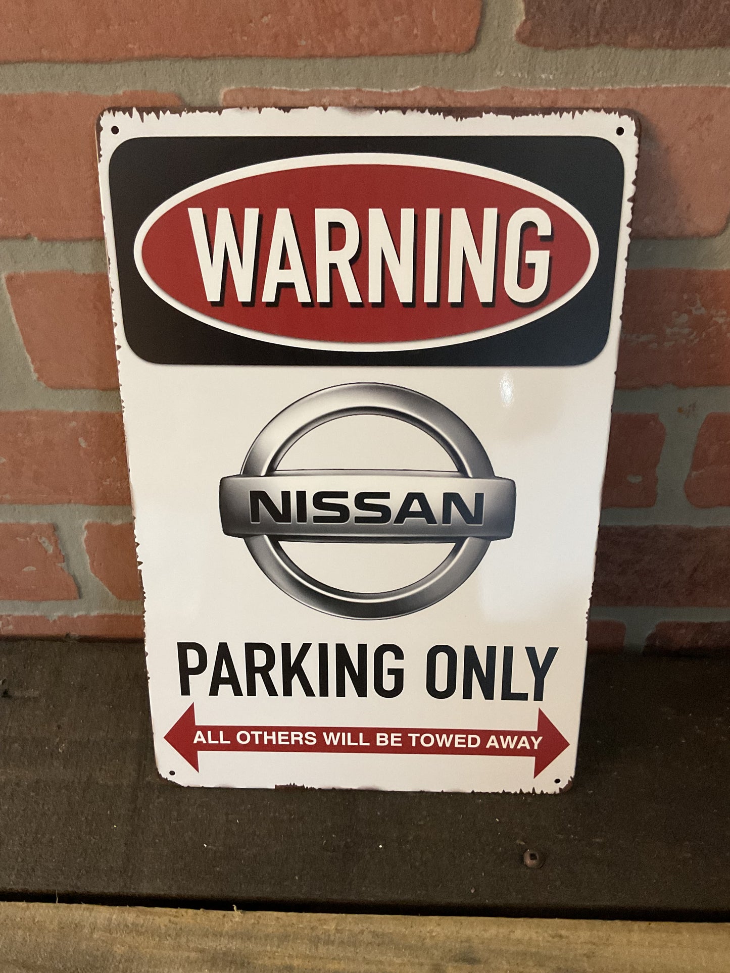 12"x8" Warning: "Nissan Parking Only" Sign.... Makes a Great gift
