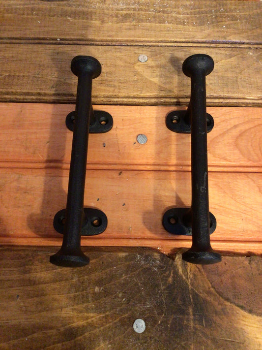 Set of 2 6" Rustic Pipe Style Cabinet/Door Pulls
