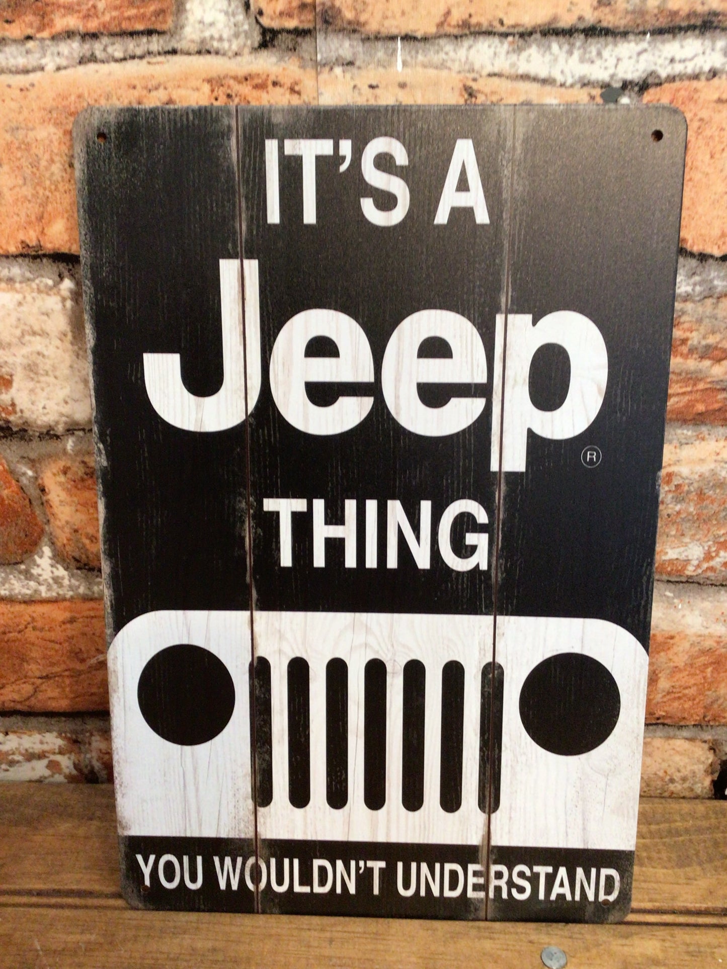 8"x12 Rustic Style "It's a Jeep Thing, You Wouldn't Understand" Advertising Sign