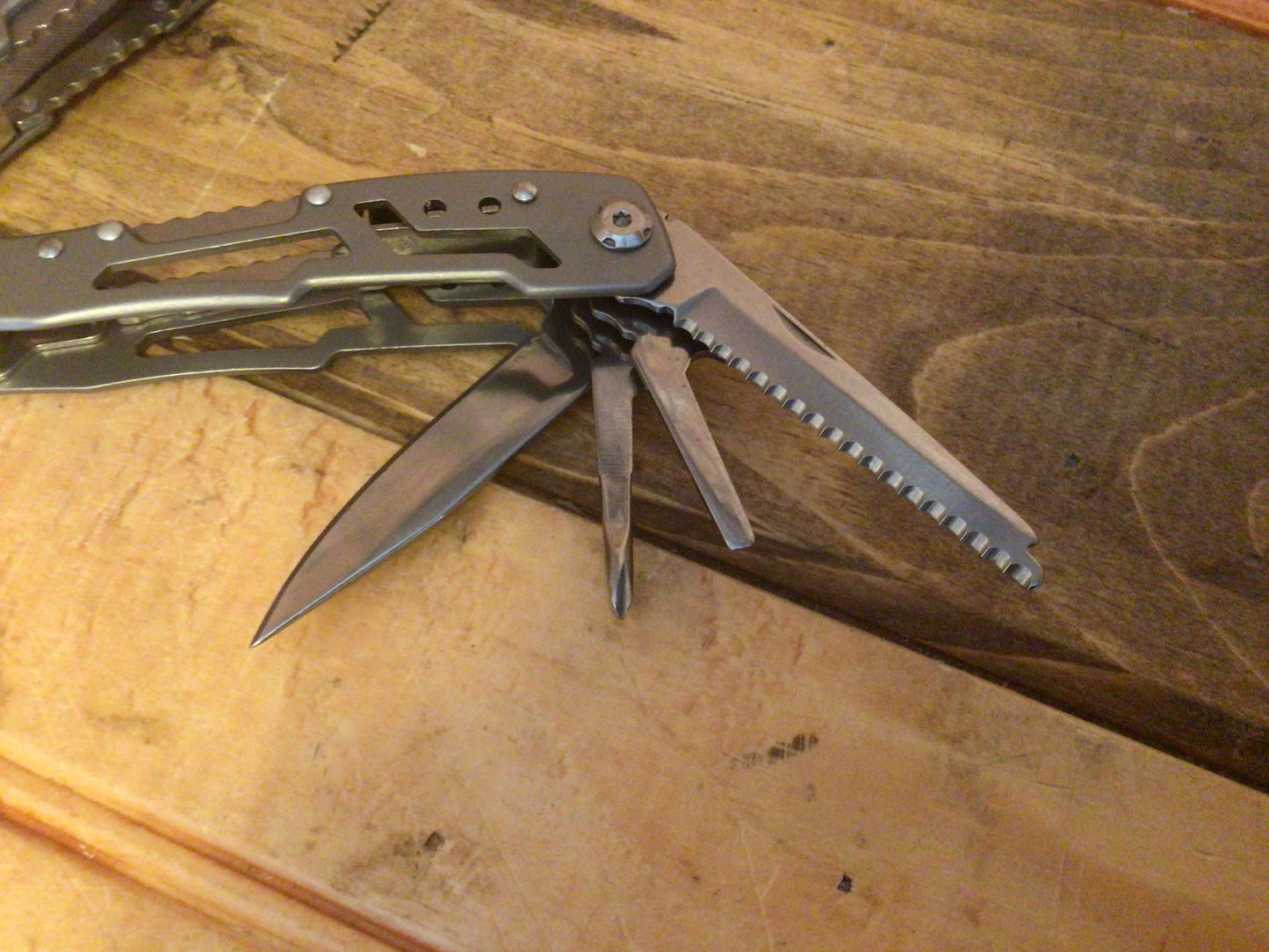 Outdoor Stainless-Steel Folding 12 Function Emergency Camping Multitool