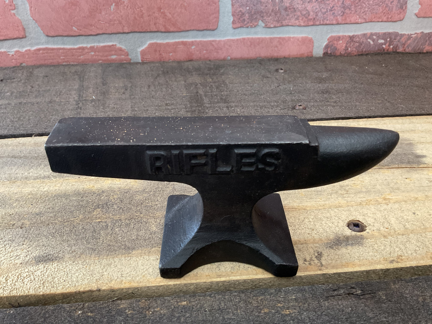 Winchester Rifles Anvil Cast Iron Gunsmith Gun Collector Paperweight