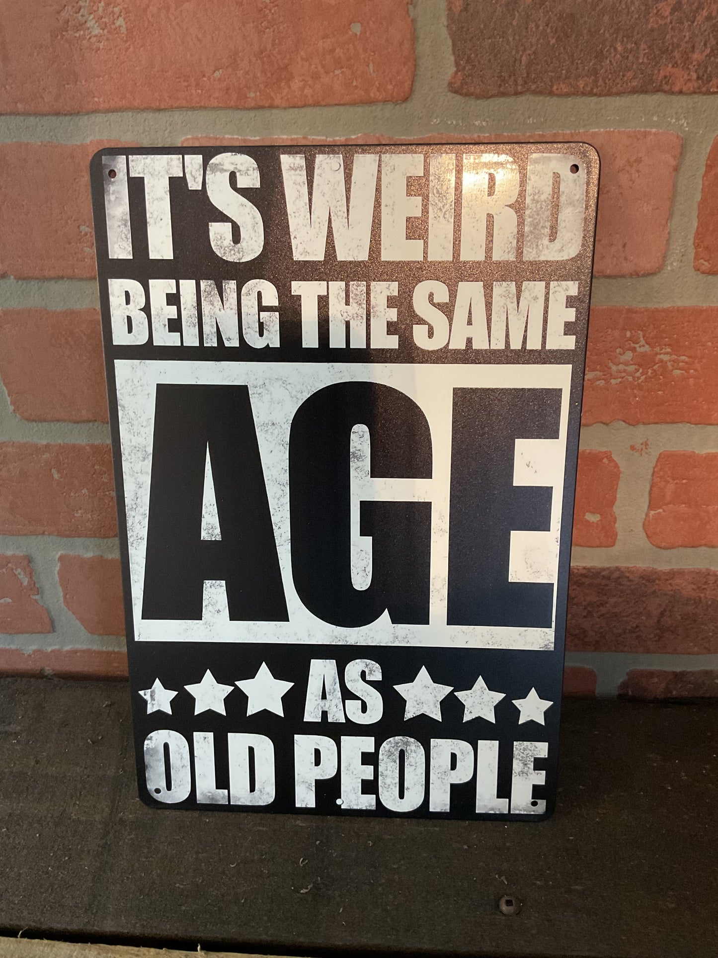 8"x12" Retro Patina Style "We Offer 3 Kinds of Service" Sign. Makes a Great Gift