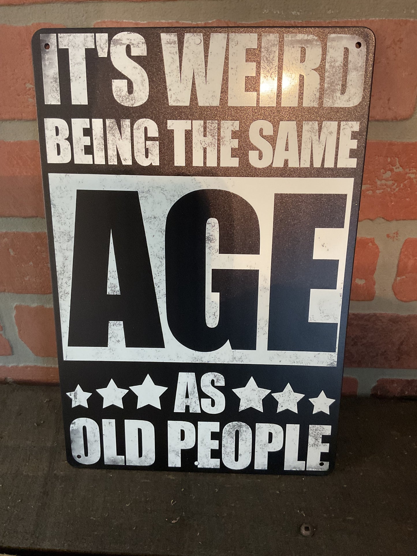 8"x12" Retro Patina Style "We Offer 3 Kinds of Service" Sign. Makes a Great Gift