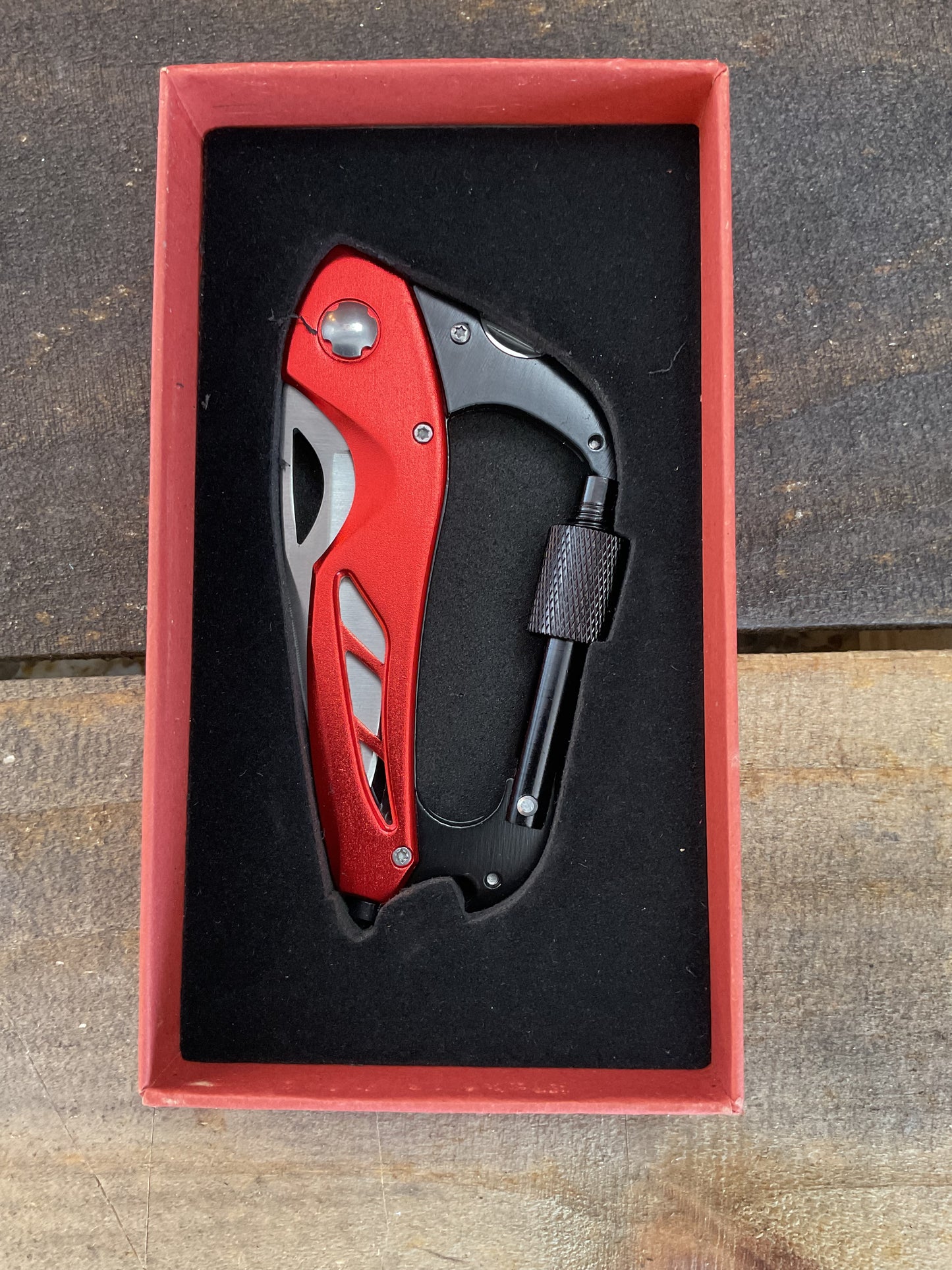"Fix-it" Brand Carabiner Multi-tool Great for Campers, Hikers, DIY's Great Gift