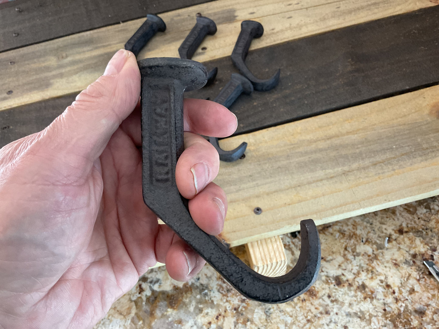 Set 5 Curved RXR Spike Style Hooks from CTW Home Collection