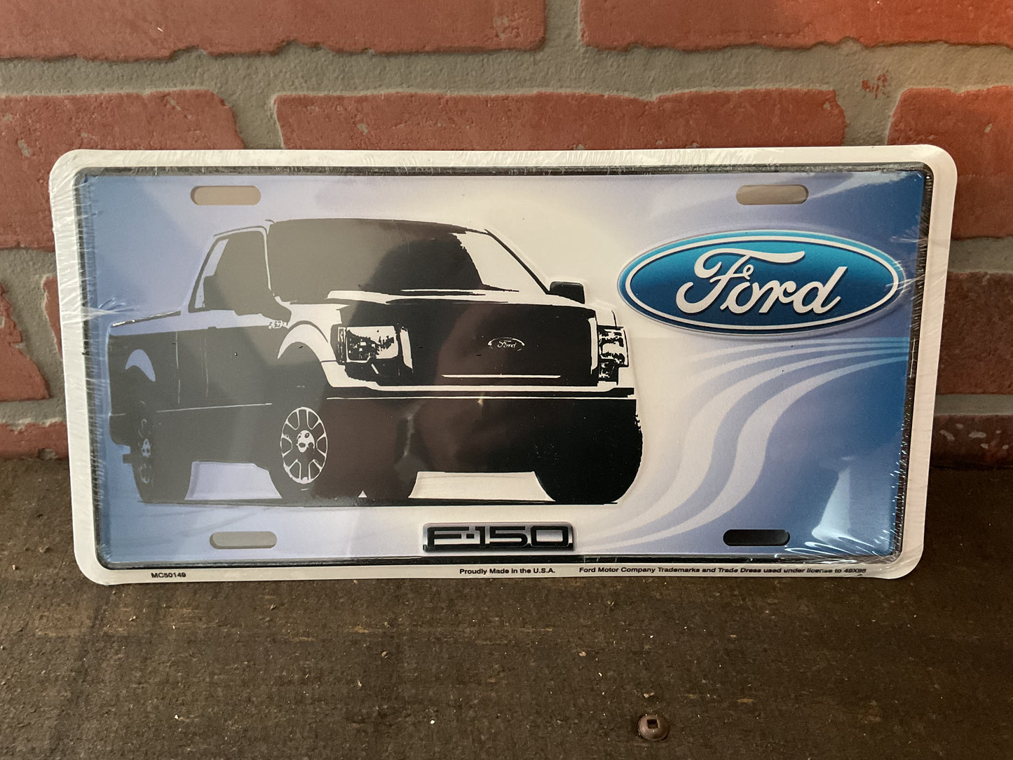Licensed Ford F150 License Plate Made in the U.S.A.