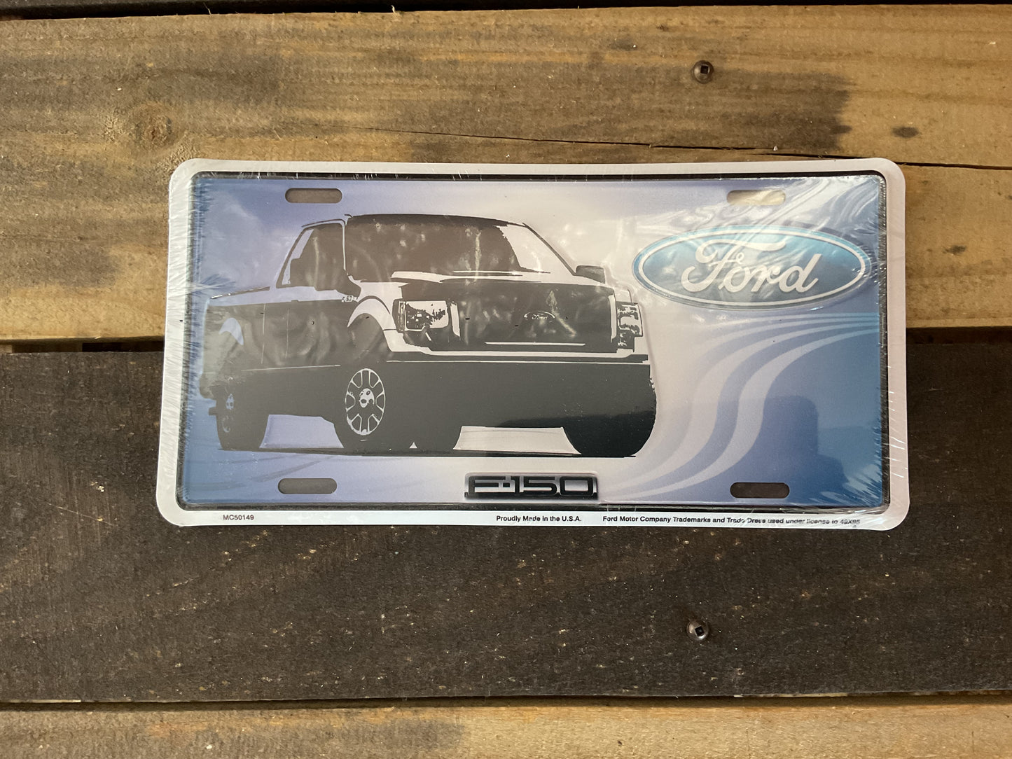 Licensed Ford F150 License Plate Made in the U.S.A.