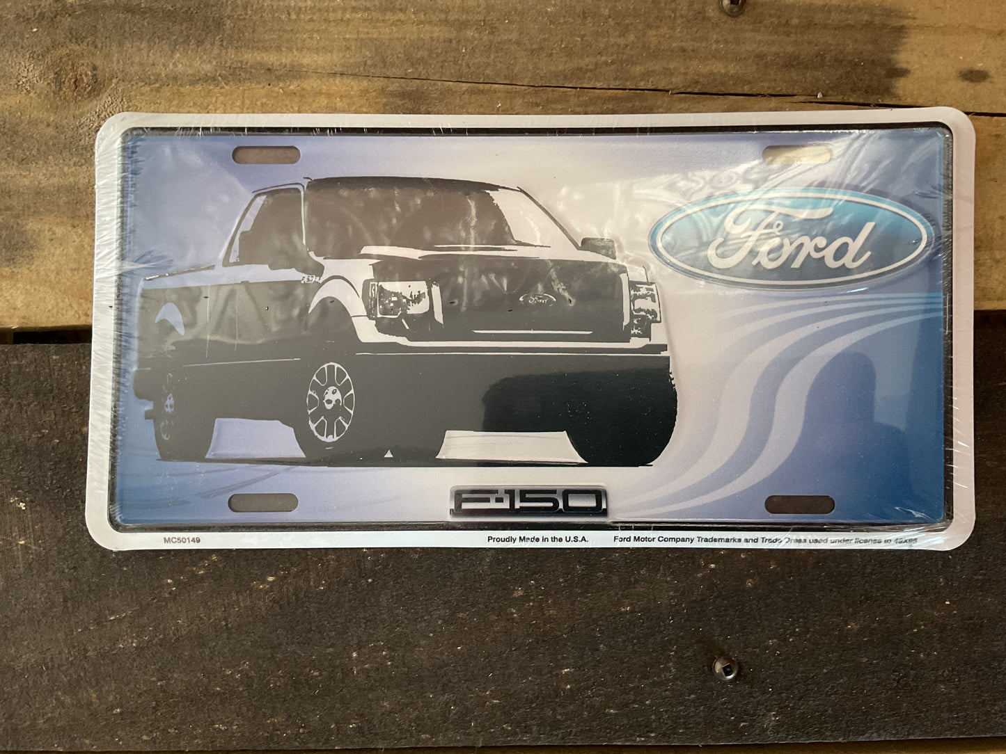 Licensed Ford F150 License Plate Made in the U.S.A.