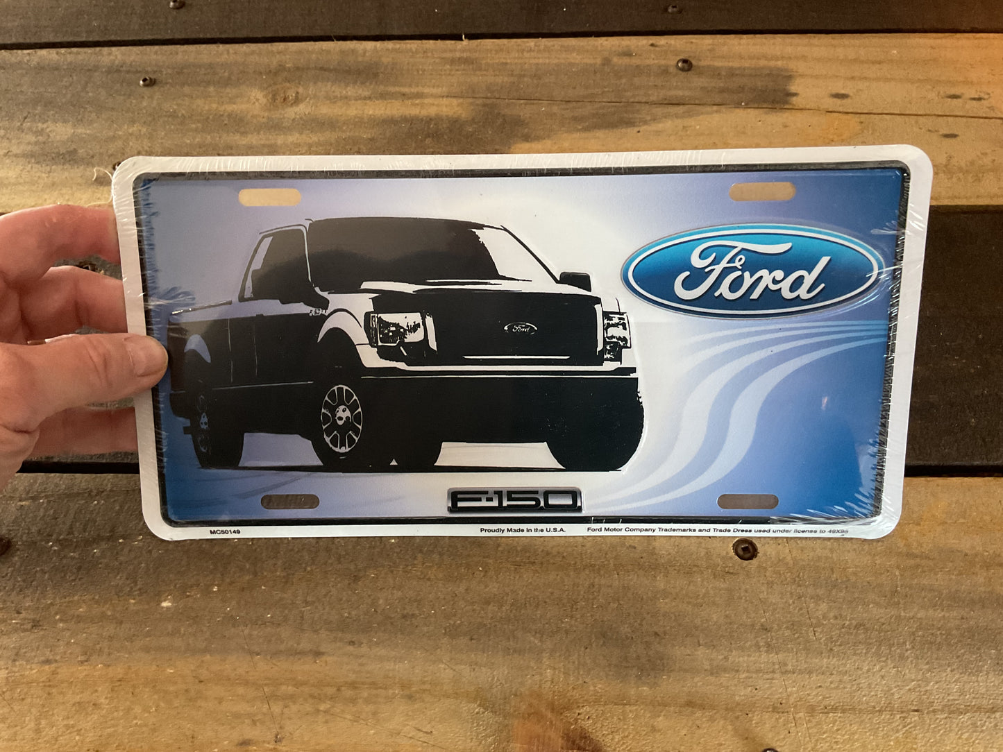 Licensed Ford F150 License Plate Made in the U.S.A.