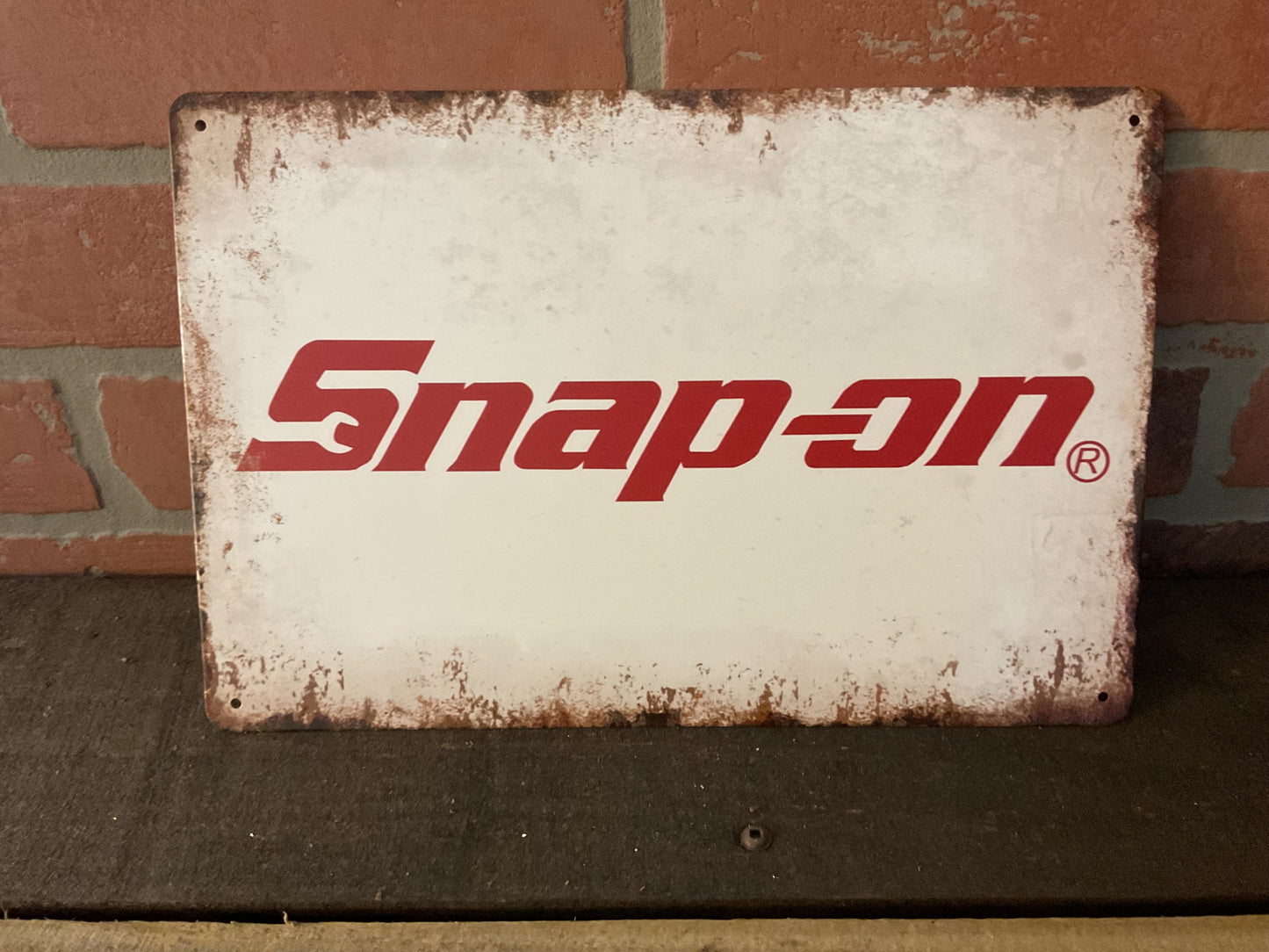 8"X12" Vintage Style Snap-On Tools Advertising Sign