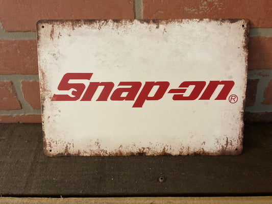 8"X12" Vintage Style Snap-On Tools Advertising Sign