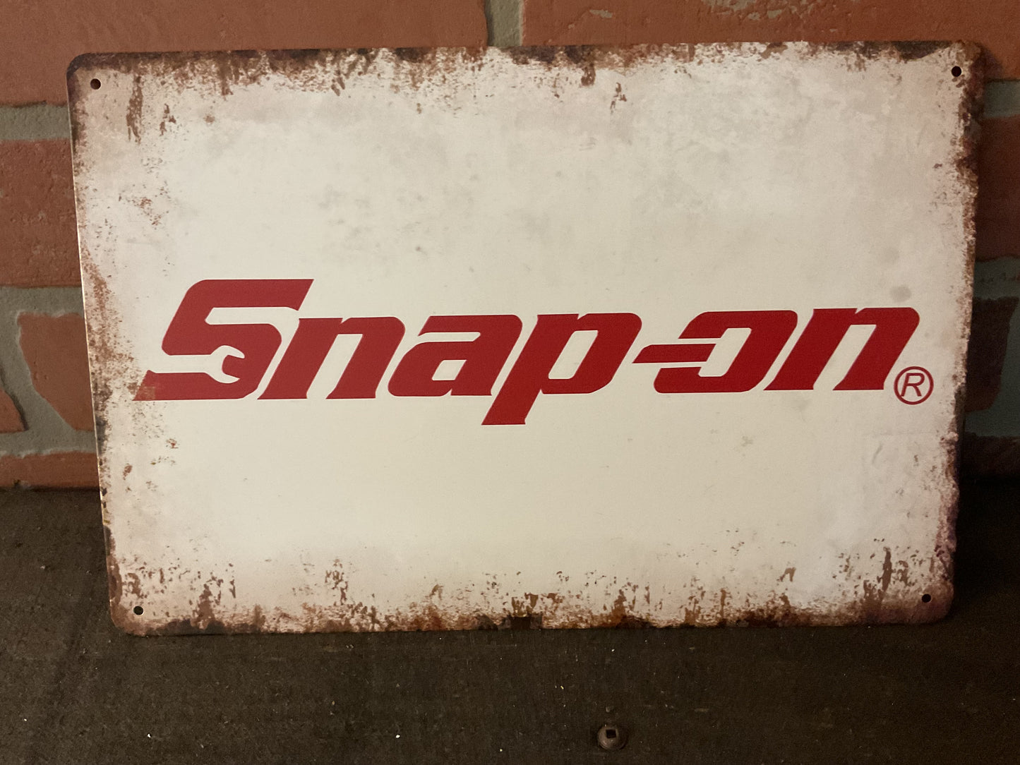 8"X12" Vintage Style Snap-On Tools Advertising Sign