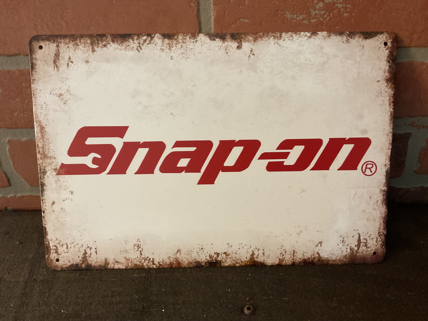 8"X12" Vintage Style Snap-On Tools Advertising Sign