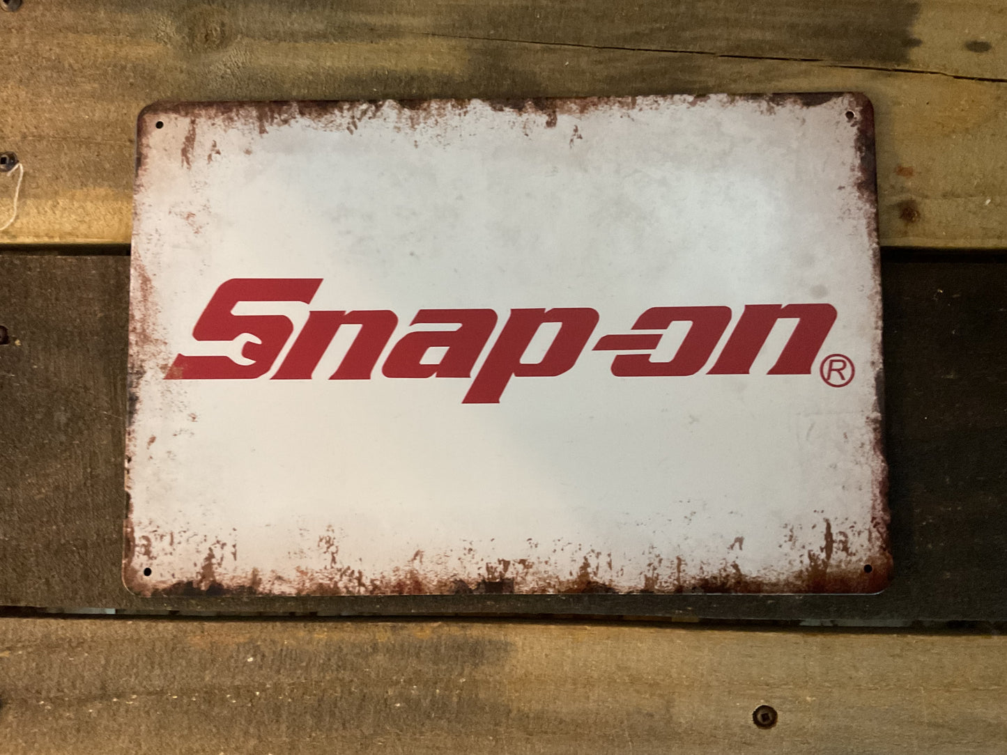 8"X12" Vintage Style Snap-On Tools Advertising Sign