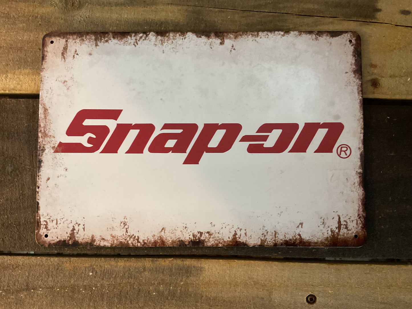8"X12" Vintage Style Snap-On Tools Advertising Sign
