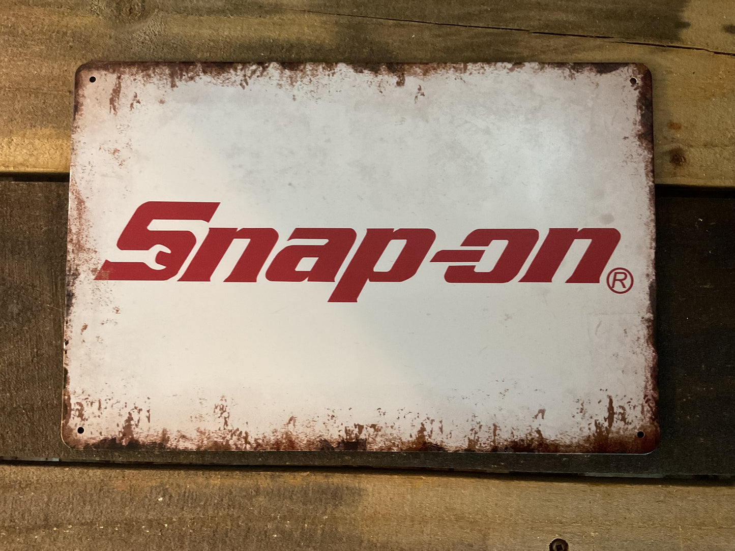8"X12" Vintage Style Snap-On Tools Advertising Sign