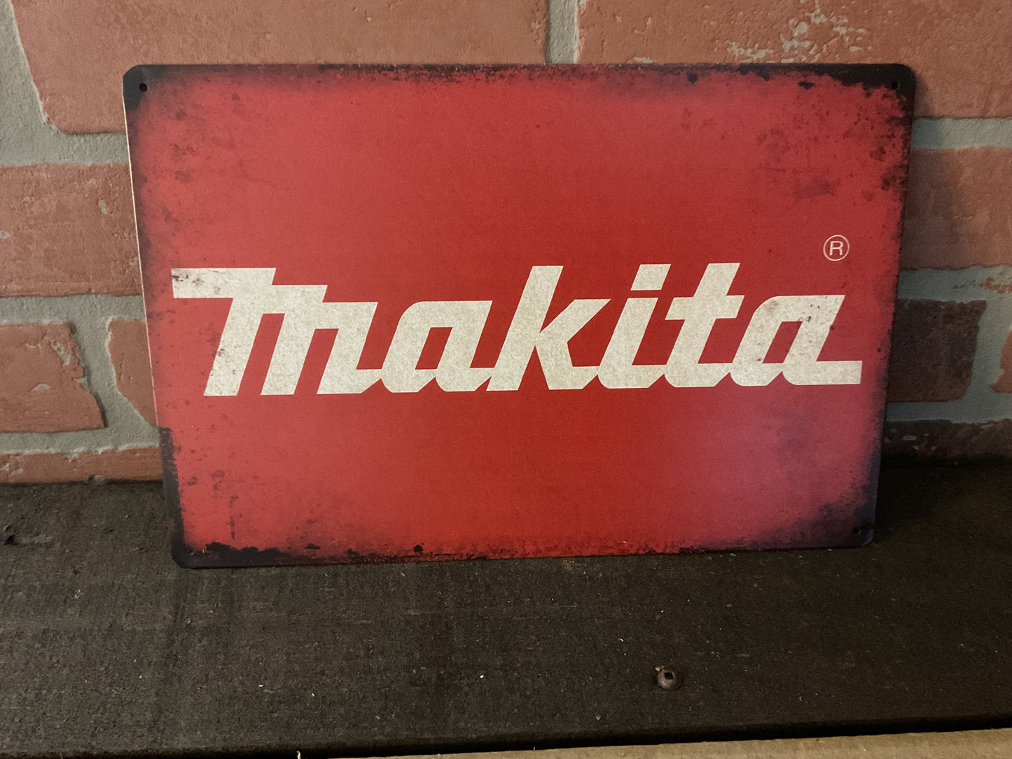 12"x8" Vintage Style Makita Tools Advertising Sign Makes a Great Gift!