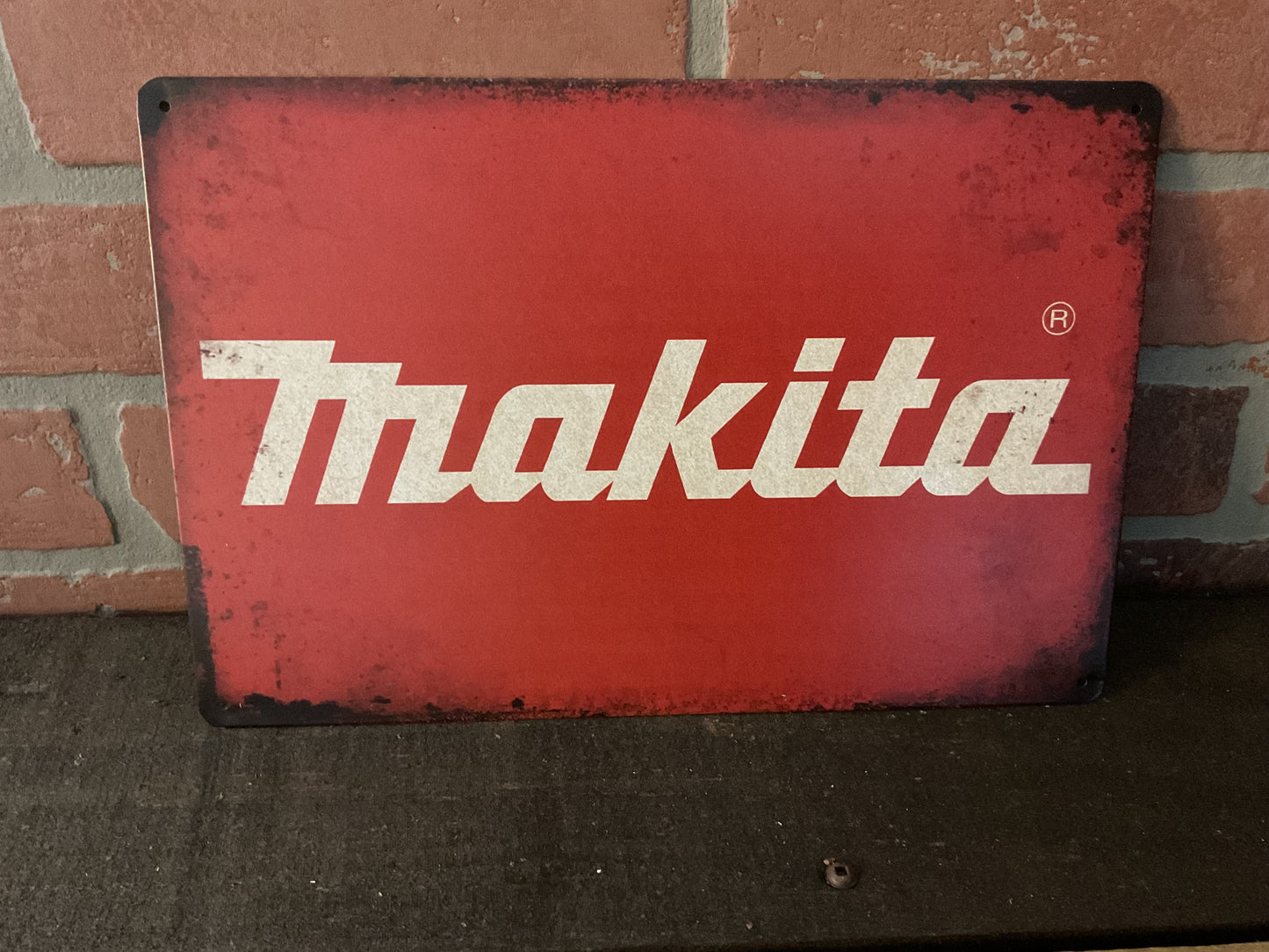 12"x8" Vintage Style Makita Tools Advertising Sign Makes a Great Gift!