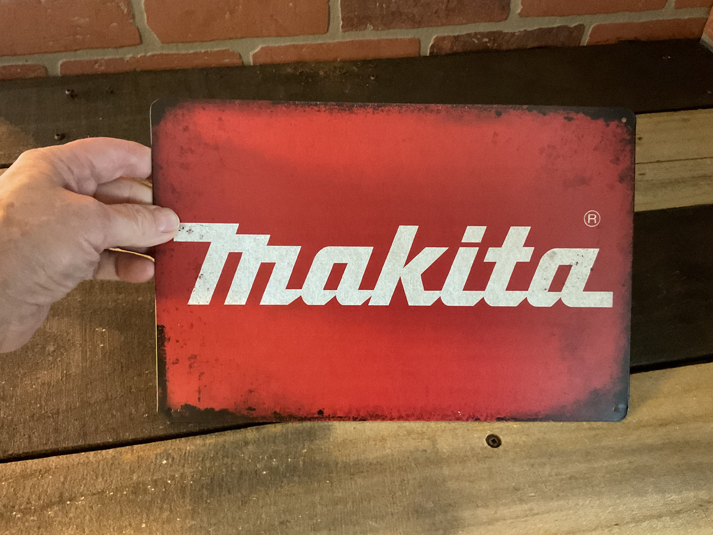 12"x8" Vintage Style Makita Tools Advertising Sign Makes a Great Gift!