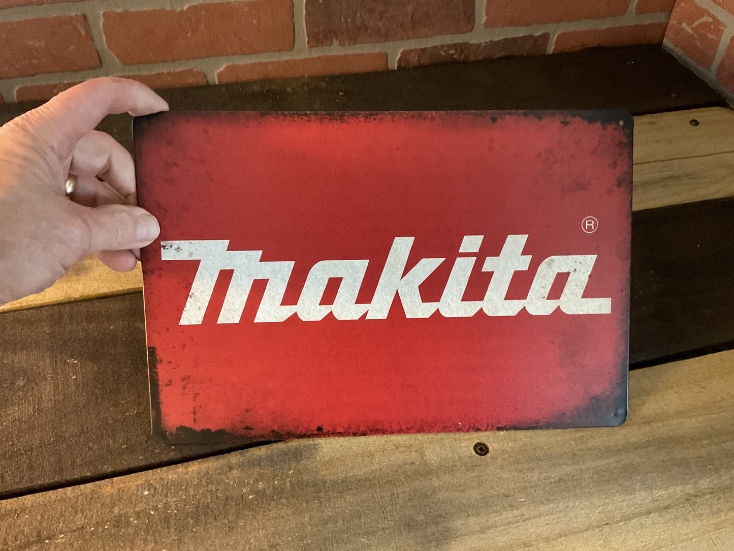 12"x8" Vintage Style Makita Tools Advertising Sign Makes a Great Gift!