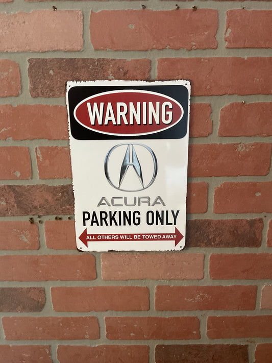 8"x12" Vintage Patina Style WARNING "Land Rover Parking Only" Sign