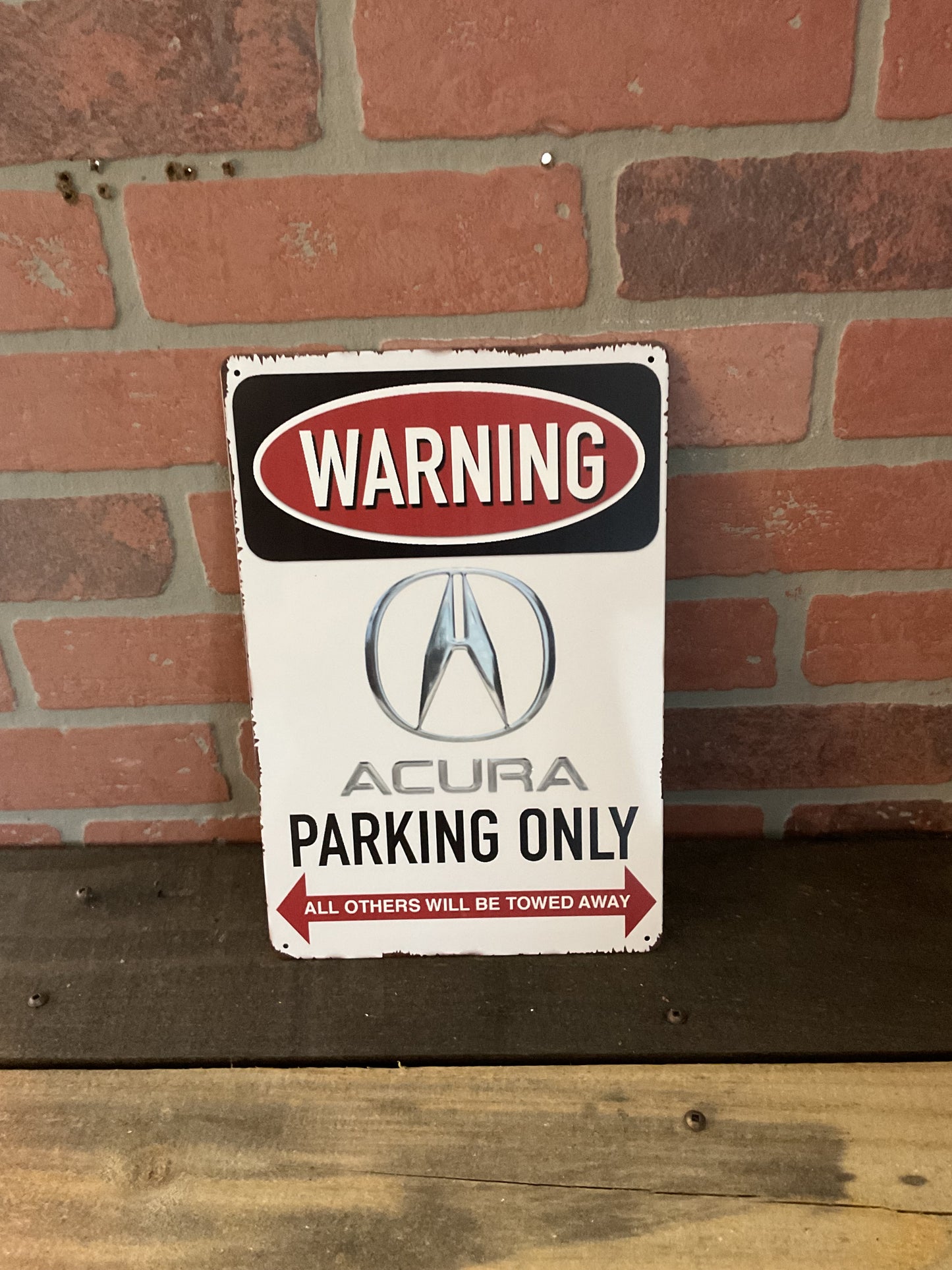 8"x12" Vintage Patina Style WARNING "Land Rover Parking Only" Sign