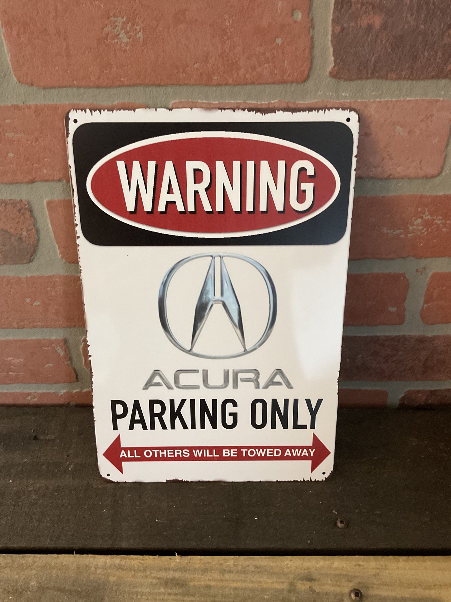 8"x12" Vintage Patina Style WARNING "Land Rover Parking Only" Sign