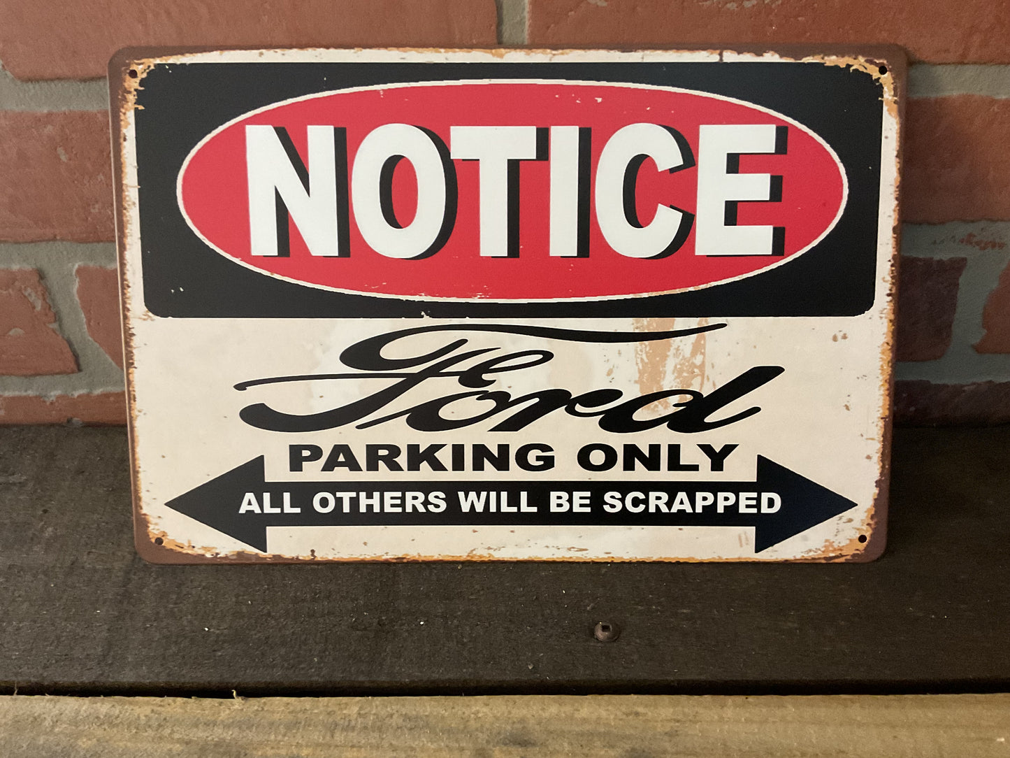 12"x8" Vintage Style "Ford Parking Only" Sign