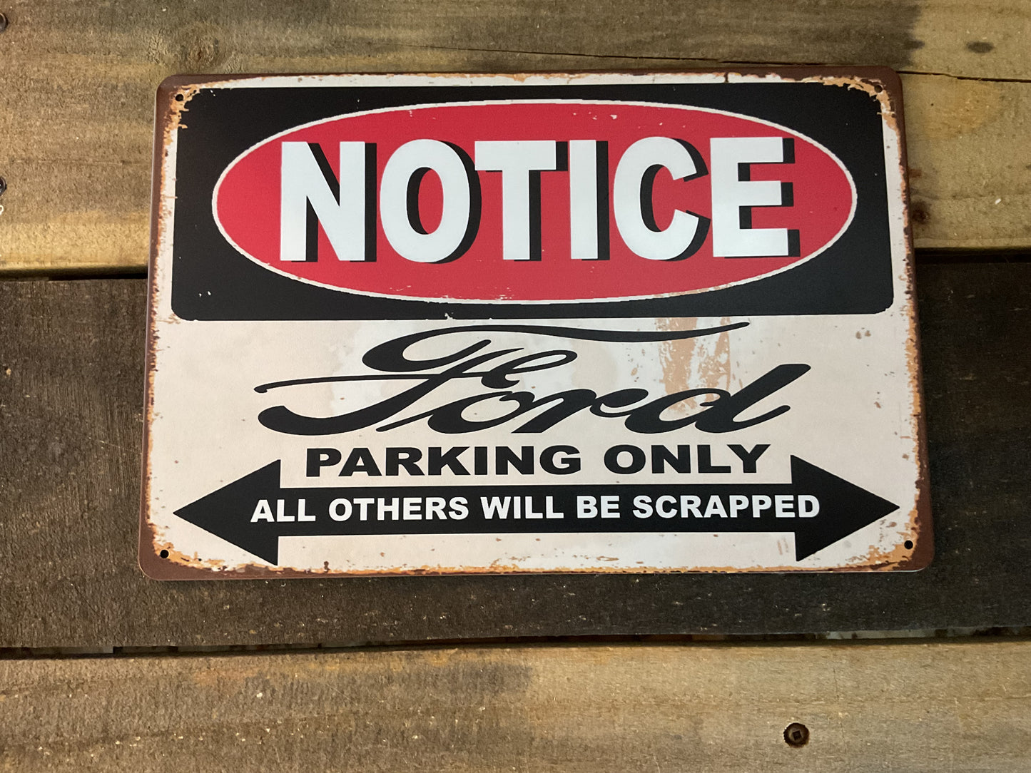 12"x8" Vintage Style "Ford Parking Only" Sign