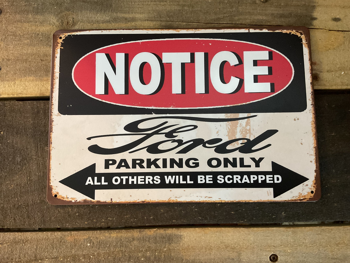 12"x8" Vintage Style "Ford Parking Only" Sign