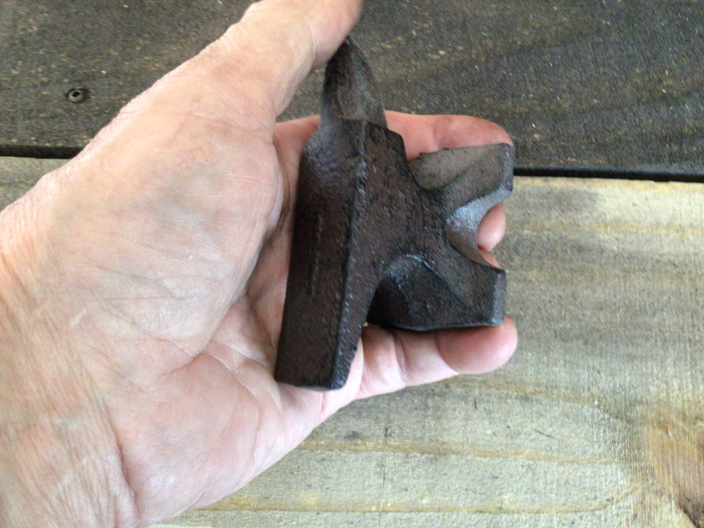 Antique Vintage Style 3.75” Cast Iron Anvil Paperweight More than 1 pound