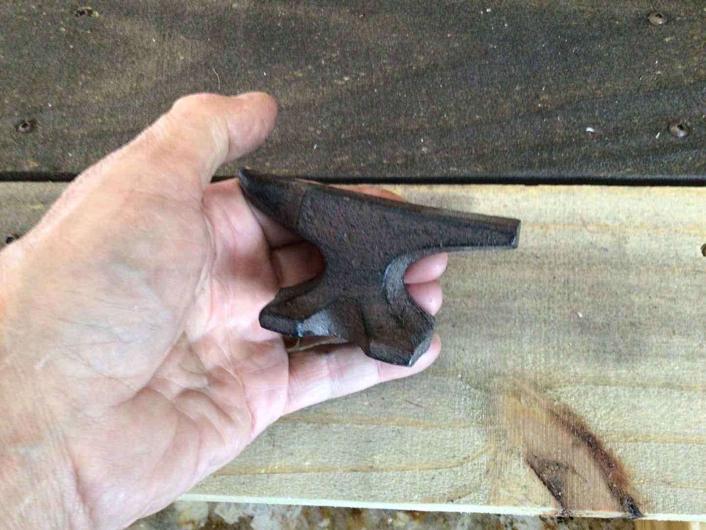 Antique Vintage Style 3.75” Cast Iron Anvil Paperweight More than 1 pound