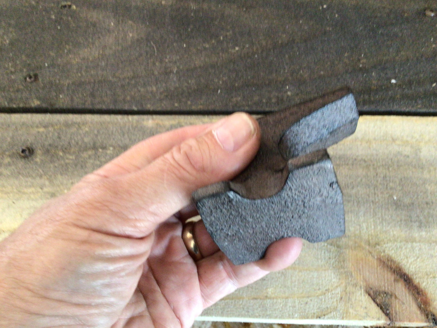 Antique Vintage Style 3.75” Cast Iron Anvil Paperweight More than 1 pound