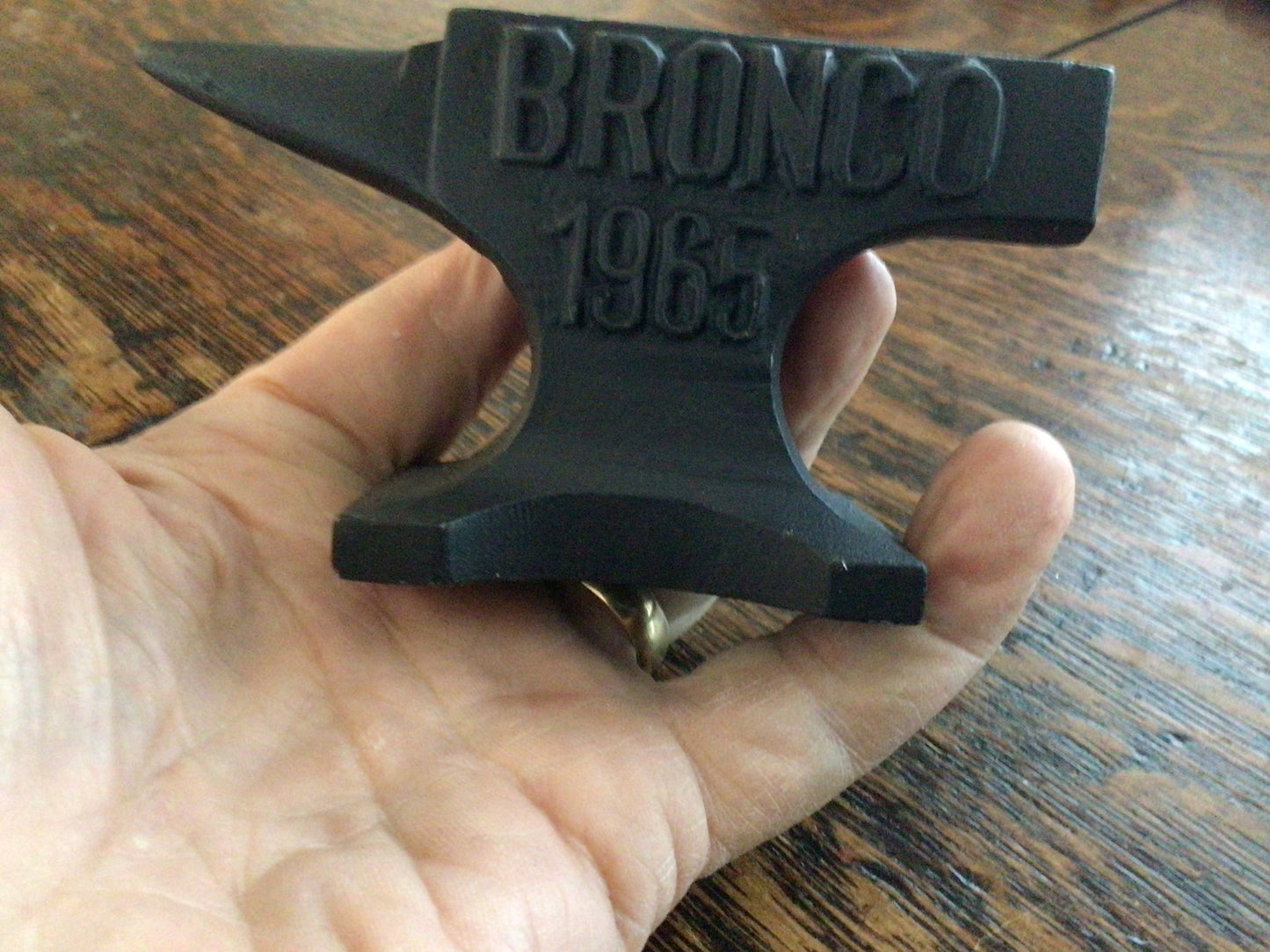 Vintage Style Cast Iron Bronco 1965 Anvil Paperweight Collectors A Great Gift!