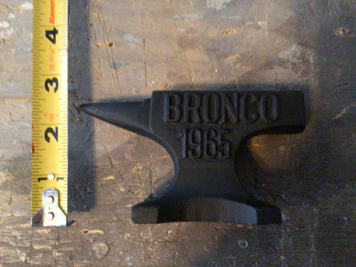 Vintage Style Cast Iron Bronco 1965 Anvil Paperweight Collectors A Great Gift!