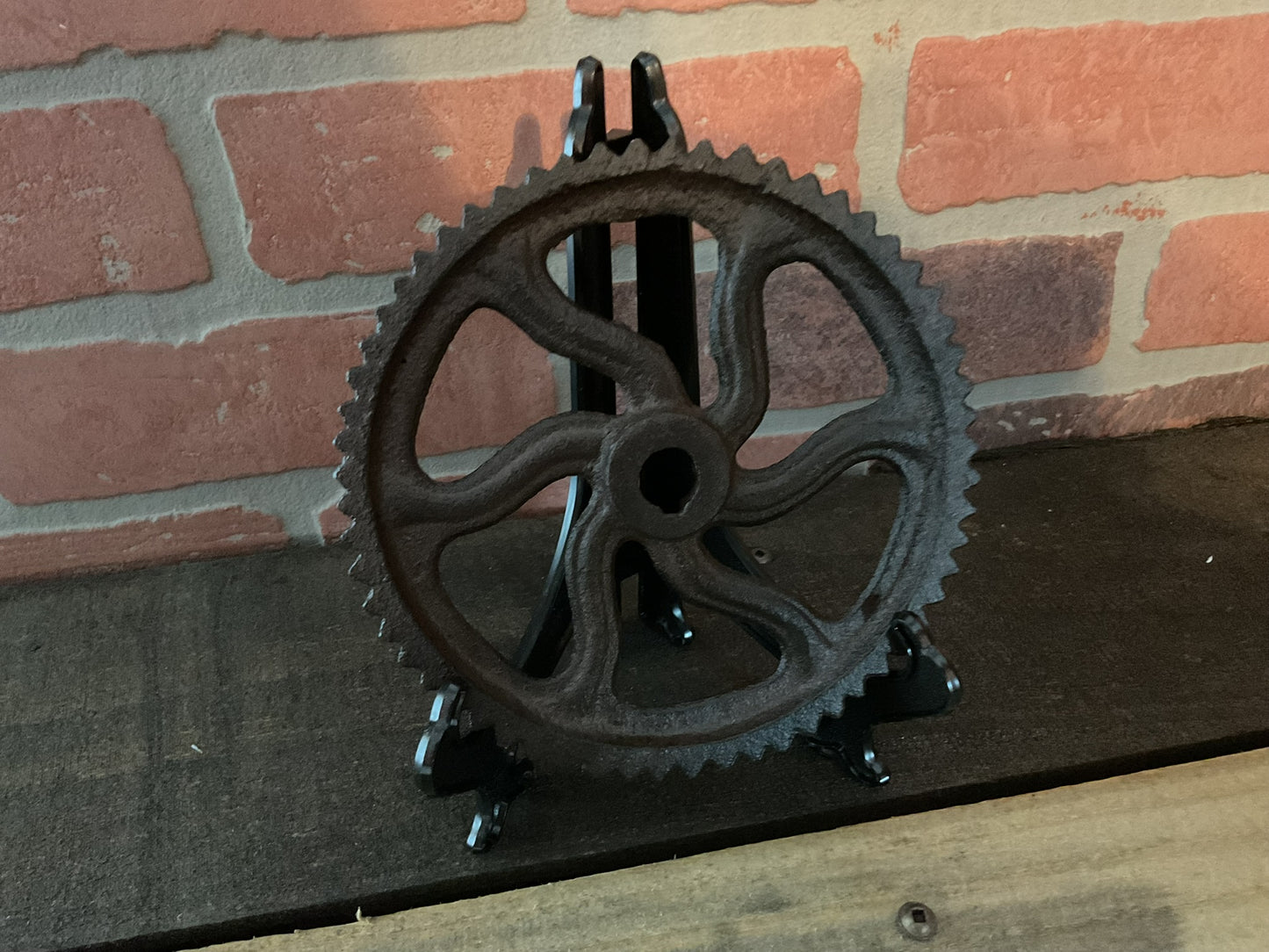 6" Rustic Style Cast Iron Gear.   Great Home Decor, Perfect New Home Gift!