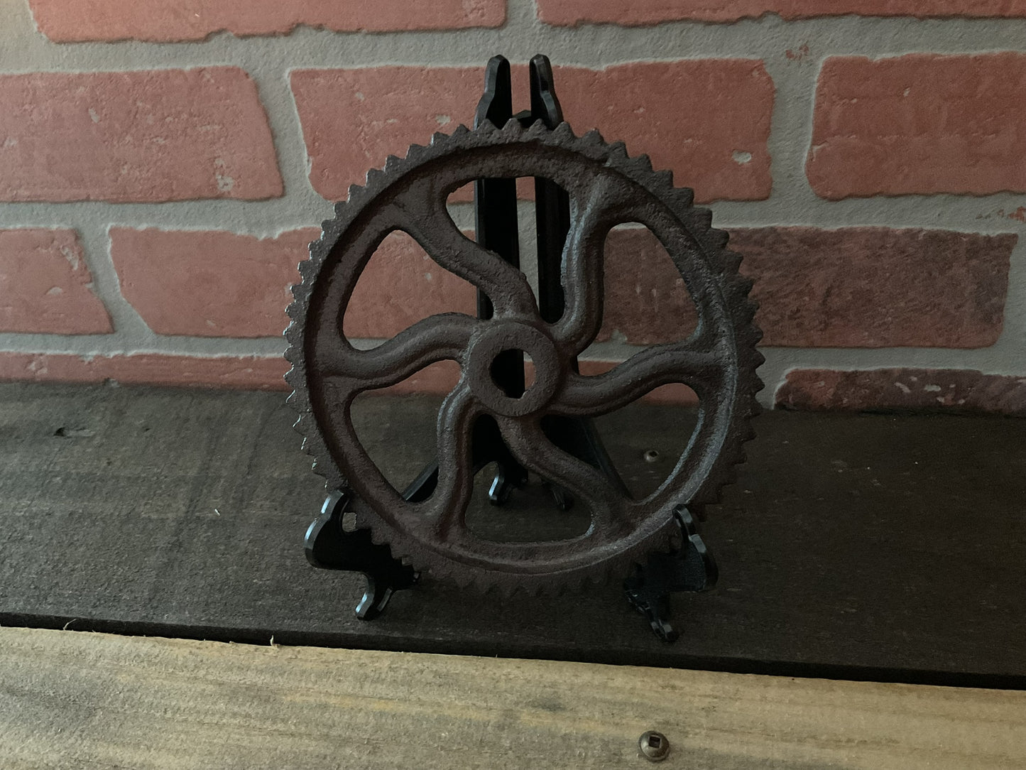 6" Rustic Style Cast Iron Gear.   Great Home Decor, Perfect New Home Gift!